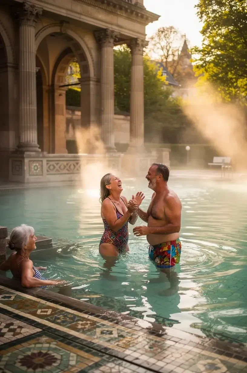 Ruheraum eines Wellnesshotels mit bequemen Liegen, sanfter Beleuchtung und Blick auf eine ruhige Gartenanlage.